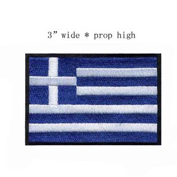 Нашивки zastavu Grčke, logotipi širine 3 cm/vezeni нашивки za djecu/obiteljska rublja/dječji нашивки željeza